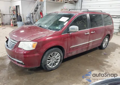 2013 Chrysler Town & Country Touring-L из США, поврежденный, VIN 2C4RC1CG9DR767855